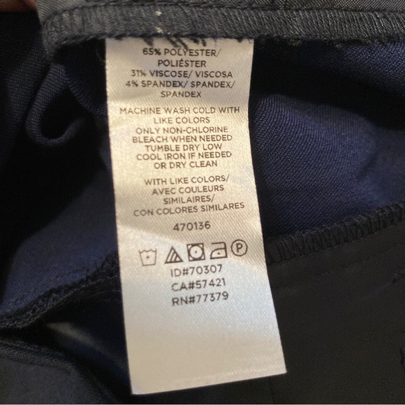 NWT Ann Taylor Pants Size 12 Modern Fit  Slim Through Hip & Thigh Blue - Picture 12 of 12